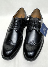 GEORGE Hampton Oxford Men's Casual Dress Shoes, Black, NEW