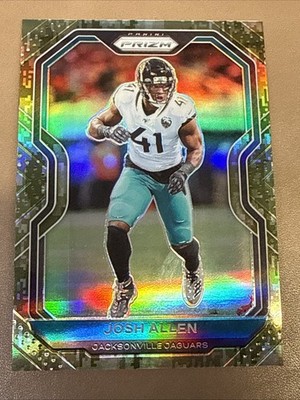 Josh Hines Allen 2020 Panini Prizm - #97 Jaguars Football SP Camo Prizm /25