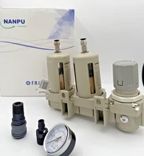 Nanpu Pneumatic Air Source Treatment Unit Open Box Missing Parts C2