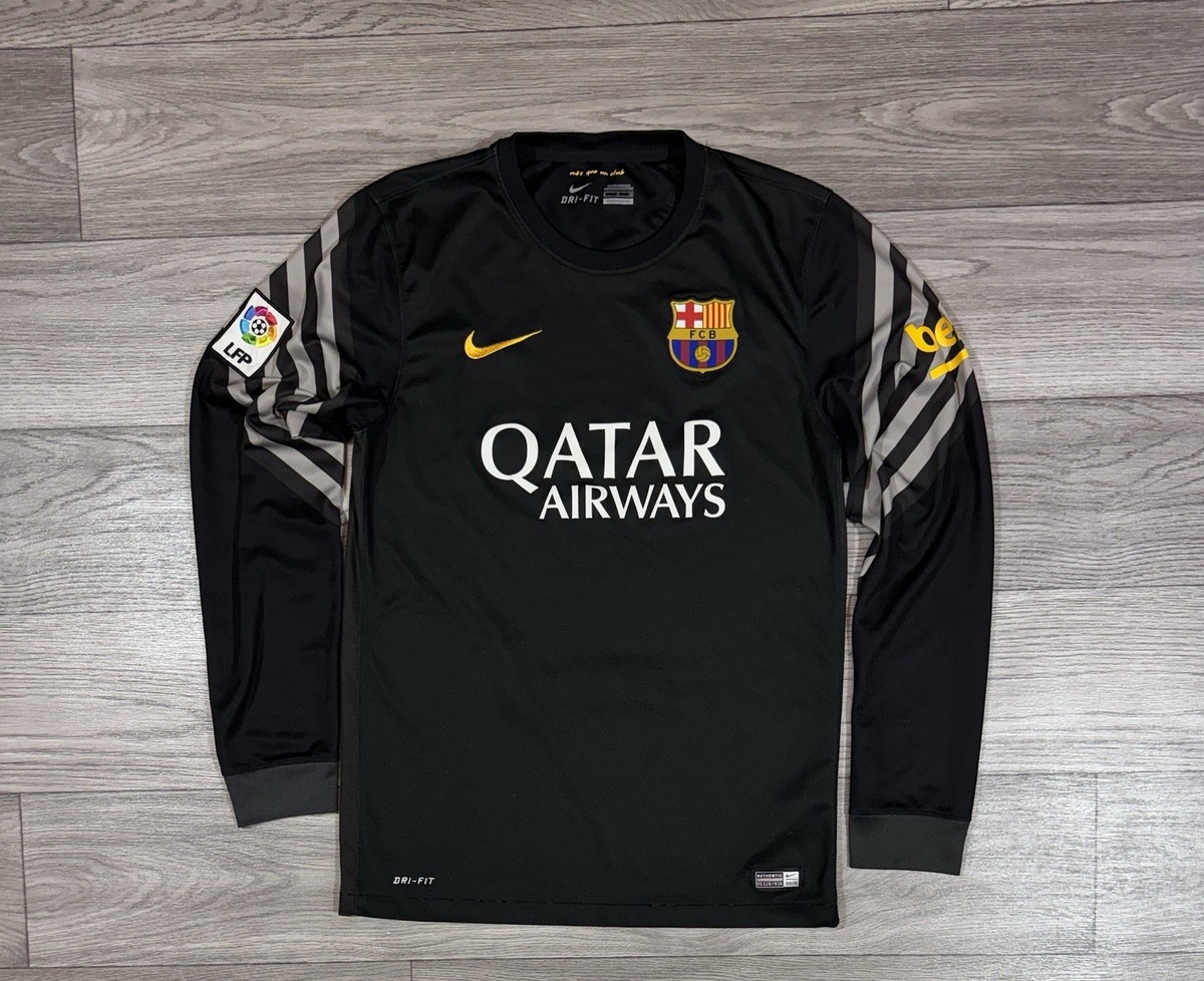 BARCELONA 2015 2016 GOALKEEPER FOOTBALL SHIRT SOCCER JERSEY Nike