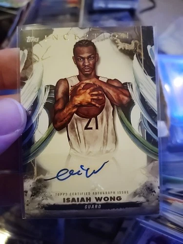 New Listing2024-25 Topps Inception Isaiah Wong Auto (#AC-IW) Charlotte Hornets