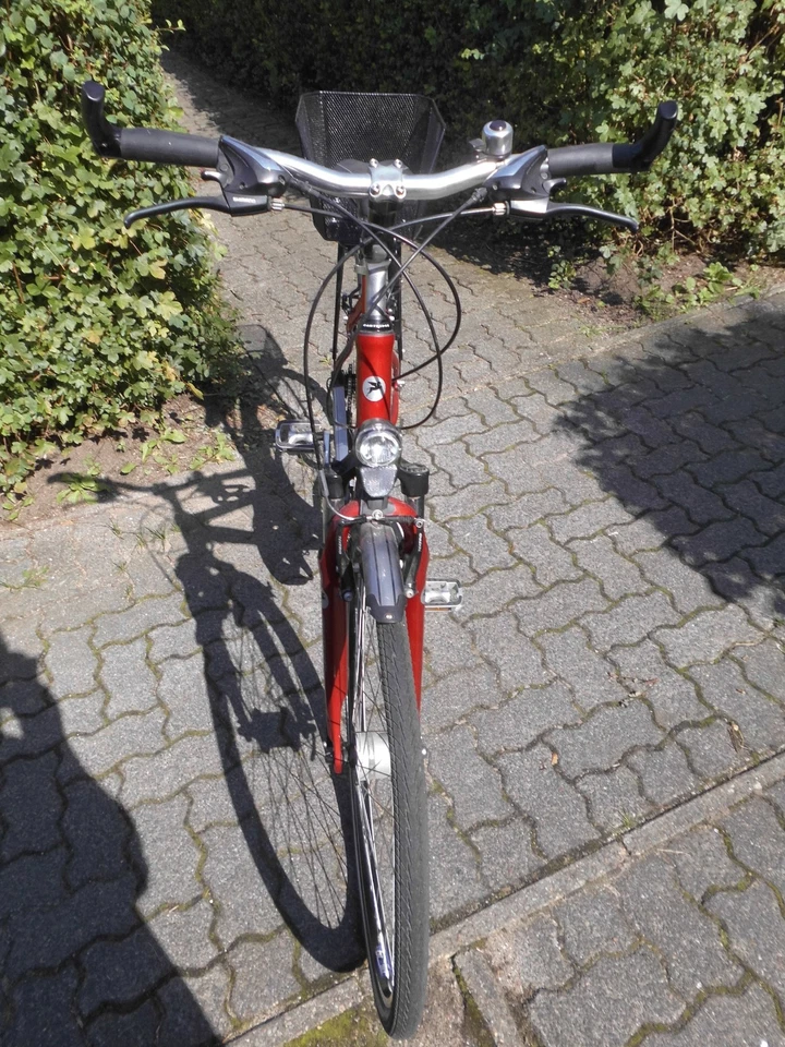 Damen Trekkingrad 28 Zoll , Pegasus Premio SL , Rot , Alu Rad , RH 50 , 24 Gang - Bild 4 von 4