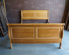 Ethan Allen Country French Queen Panel Sleigh Bed ~ Queen Bed Frame