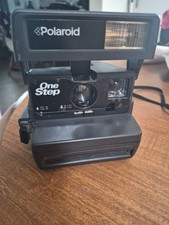 Vintage Polaroid One Step 600 Instant Film Camera w Strap Film Function Untested