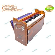 Musical Instrument Double Bellow 32 key Dulcetina / Compactina Wooden Harmonium