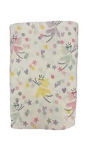 Pottery Barn Kids Full Flat Sheet Organic Cotton Pastel Pixie Fairies Princess