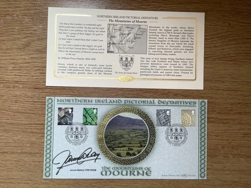 6/3/2001  GB FDC - Northern Ireland 2nd, 1st, E, 65p - Benham - Newcastle Signed