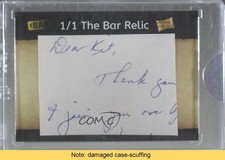 2019 The Bar Pieces of Past One Time Relic 1/1 Bobby Thompson READ 7ov