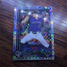 2025 Topps Chrome Update Series Ryan Rolison Rookie X-Fractor Rockies #USC123
