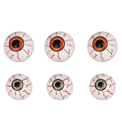 6 Pieces Mini Eyeball Sculptures For DIY Gardening Projects And Festive Home