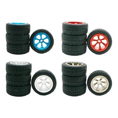 4Pcs Raupenreifen & Rad für Wltoys K969 K979 K989 K999 P929 P939 284131 1/28