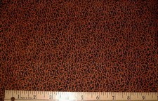 DEBBIE MUMM Fabric - HALLOWEEN - Black Orange Puzzle Print - 18" / HALF YARD