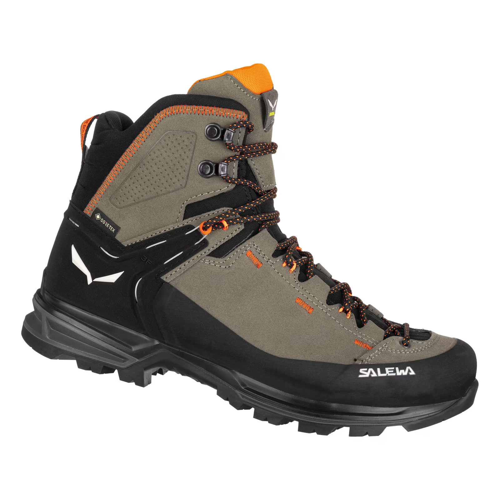 Botas de senderismo Salewa Mountain Trainer 2 Mid GTX para hombre, cordón elástico/negro, M11