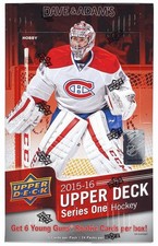 2015/16 Upper Deck Series 1 Hockey Hobby Box