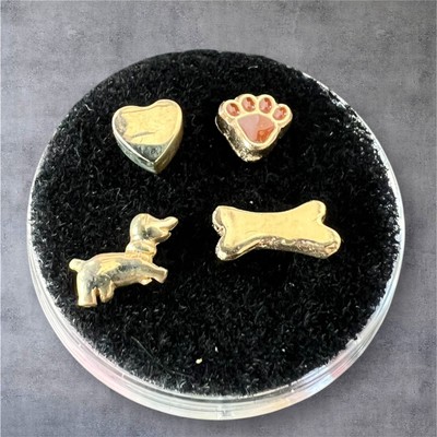Linx & More What's in Your Heart & Soul. Vintage New 4 Pieces, 14k gold charms.