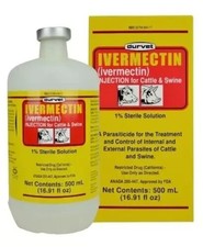 500ML cattle swine treatment control internal external parasite Durvet /Generic