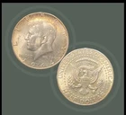 1964 - 50C Kennedy Silver Half Dollar - KM# 202 - Almost Uncirculated