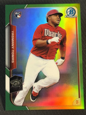 2015 Bowman Chrome GREEN REFRACTOR ROOKIE Yasmany Tomas 21/99