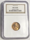 1931 S WHEAT CENT "NGC MS64  RD" - BEAUTIFUL COLOR, DETAILS STRONG-LUSTEROUS 💥✅