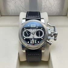 Graham Chronograph N1233 Men's Watch Auto 44mm Black Dial Lefty LTD Bi-Compax