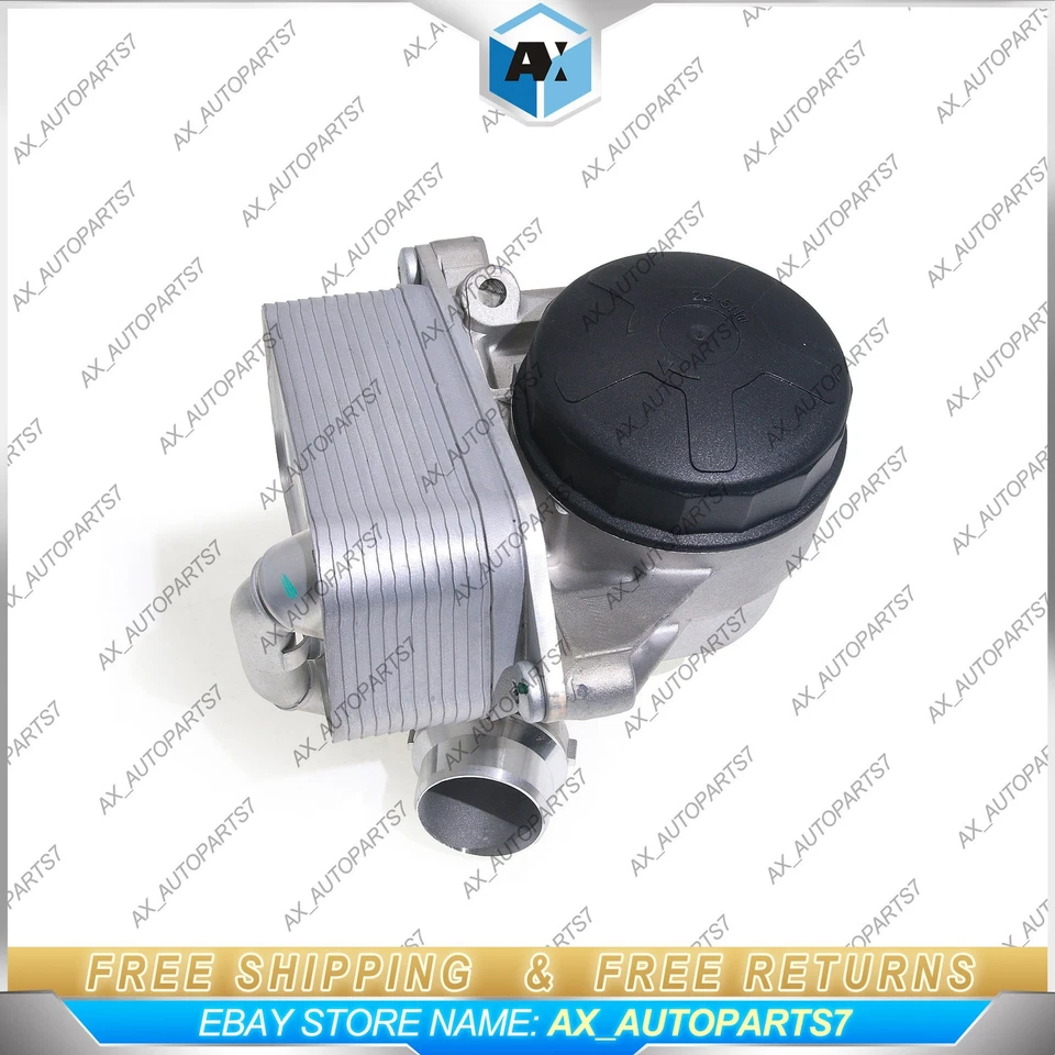 11428611284 OEM Mahle Oil filer Housing with Cooler For BMW 530I 530XI 2006-2007 - Image 2 of 4