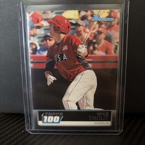 Mike Trout #TP90 — 2011 Bowman Topps 100 baseball card