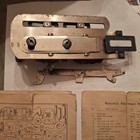 1938 Rare Vintage Sewing Machine SINGER BUTTONHOLE ATTACHMENT Part 121704 PAPERS — photo 10