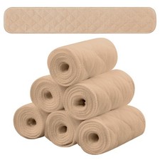 6 Pcs Cotton Bra Liners Rectangle under Bra Pads 3 Layer Bra Sweat Liners for Wo