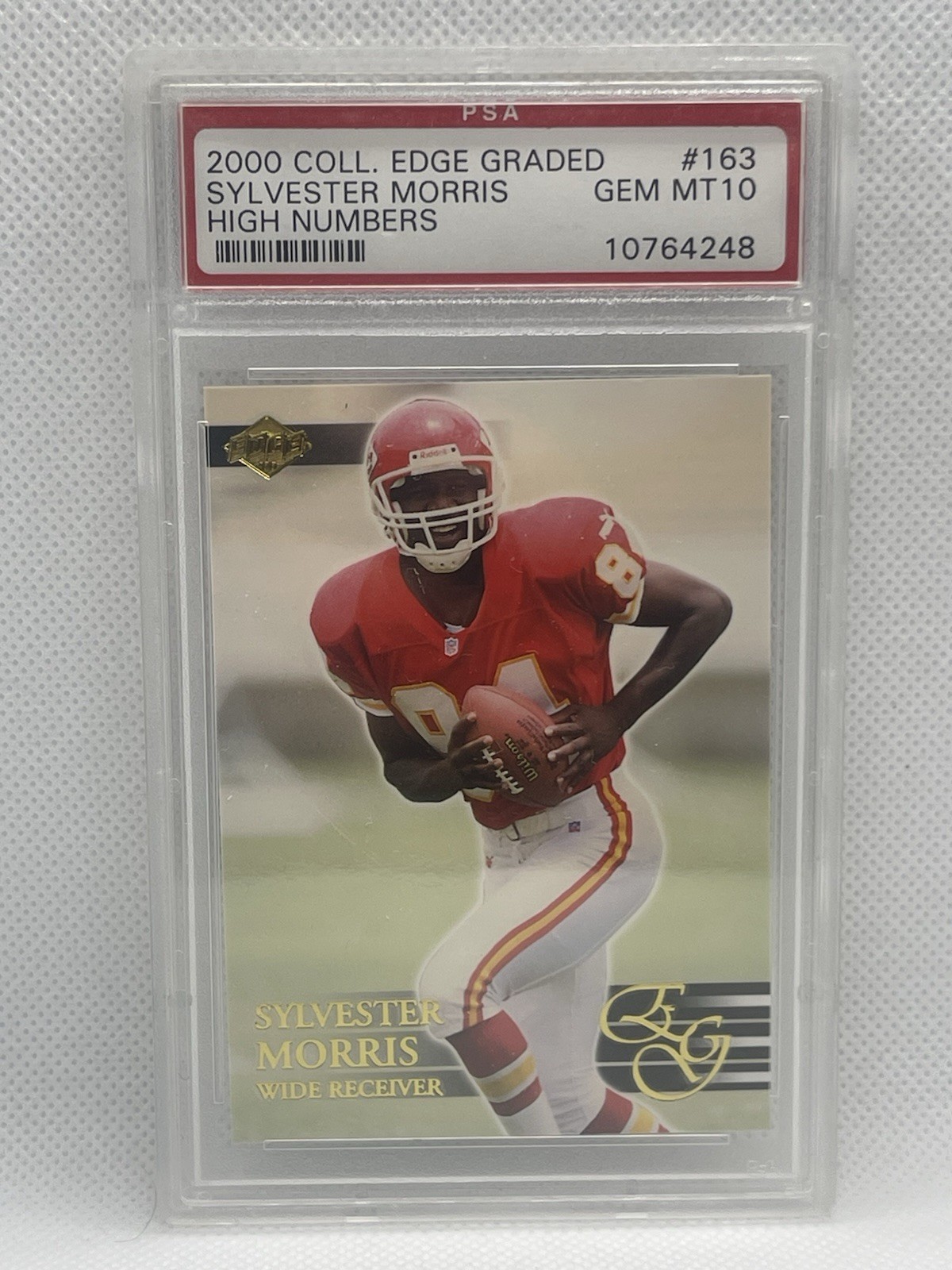 Sylvester Morris Collector's Edge Graded #163 Base