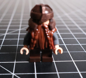 LEGO Gimli Minifigure lor013 Lord of the Rings Set 79006 Council Elrond + Axe