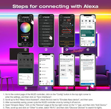 ESP32 WLED LED Strip Controller Dynamic RGB IC IO33 DIY Port App Control Easy