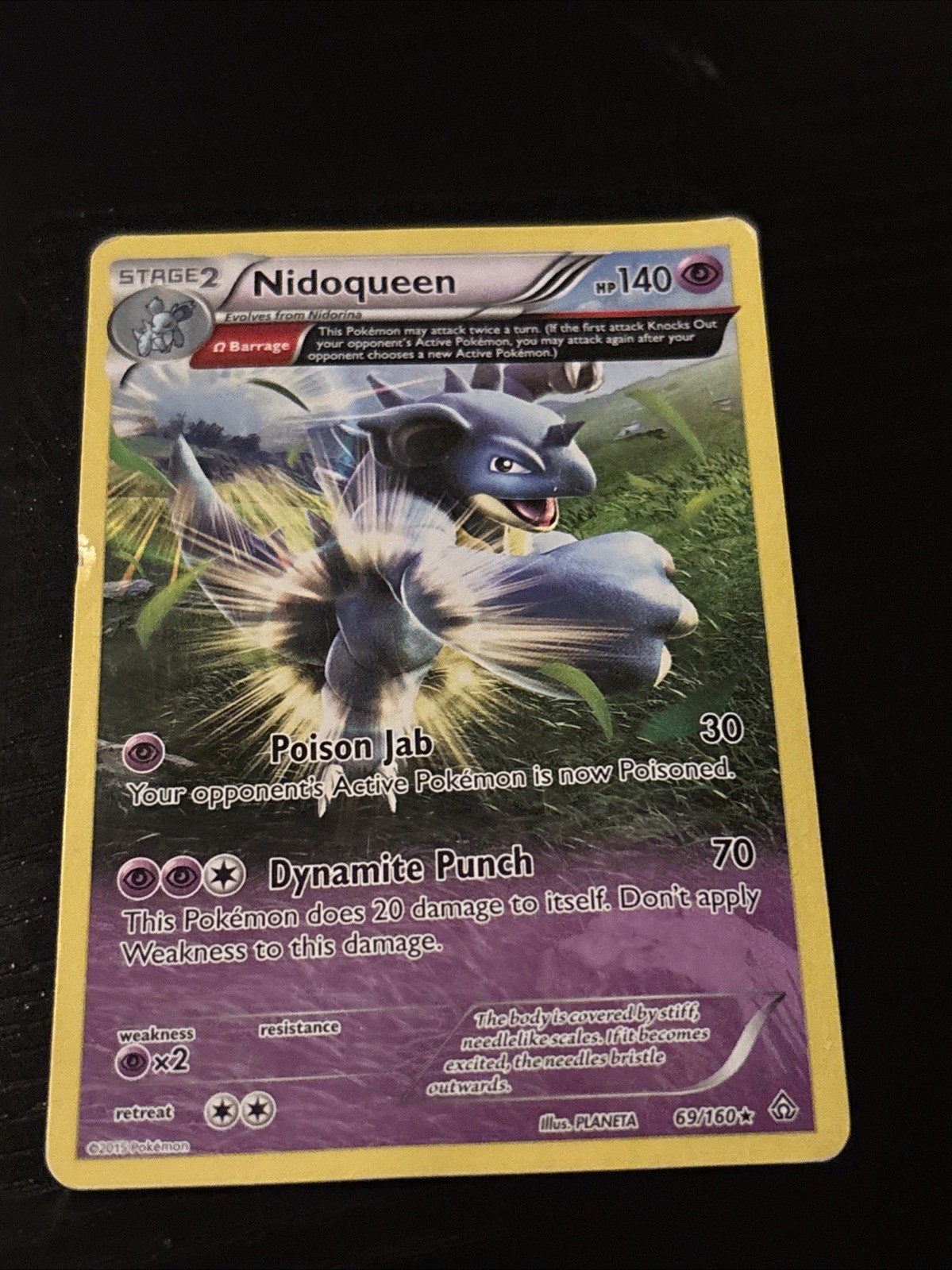 Nidoqueen (Omega) 69/160 XY - Primal Clash Regular