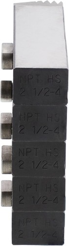 Troqueles de tubería 38120 para roscadoras de engranaje de retroceso RIDGID 141 diestro acero de alta velocidad NPT 2 - Imagen 3 de 5