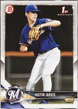 2018 Bowman Draft #BD-104 Justin Jarvis Baseball EX