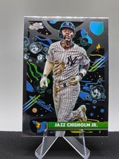 2025 Topps Chrome Cosmic Jazz Chisholm Jr. #156 Base New York Yankees