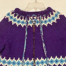 Granny Handmade Crochet Cardigan Sweater Boho...