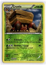 Pokemon TCG Crustle 7/101 Noble Victories Uncommon Reverse Holo NM
