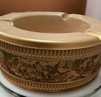 Decoro Giotto Italy Florentine Stoneware Ashtray