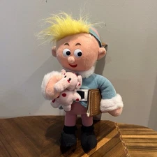 VINTAGE RUDOLPH ISLAND OF MISFITS HERMEY ELF DENTIST STUFFINS PLUSH W TAG 1999