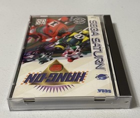 Hang-On GP (Sega Saturn, 1995) Tested Authentic W/registration Card