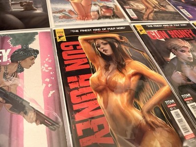 Gun Honey Heat Seeker Titan Comics Lot Collection Crime Noir
