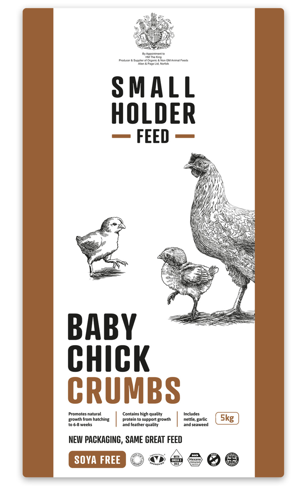 ALLEN PAGE BABY CHICK CRUMB 5KG