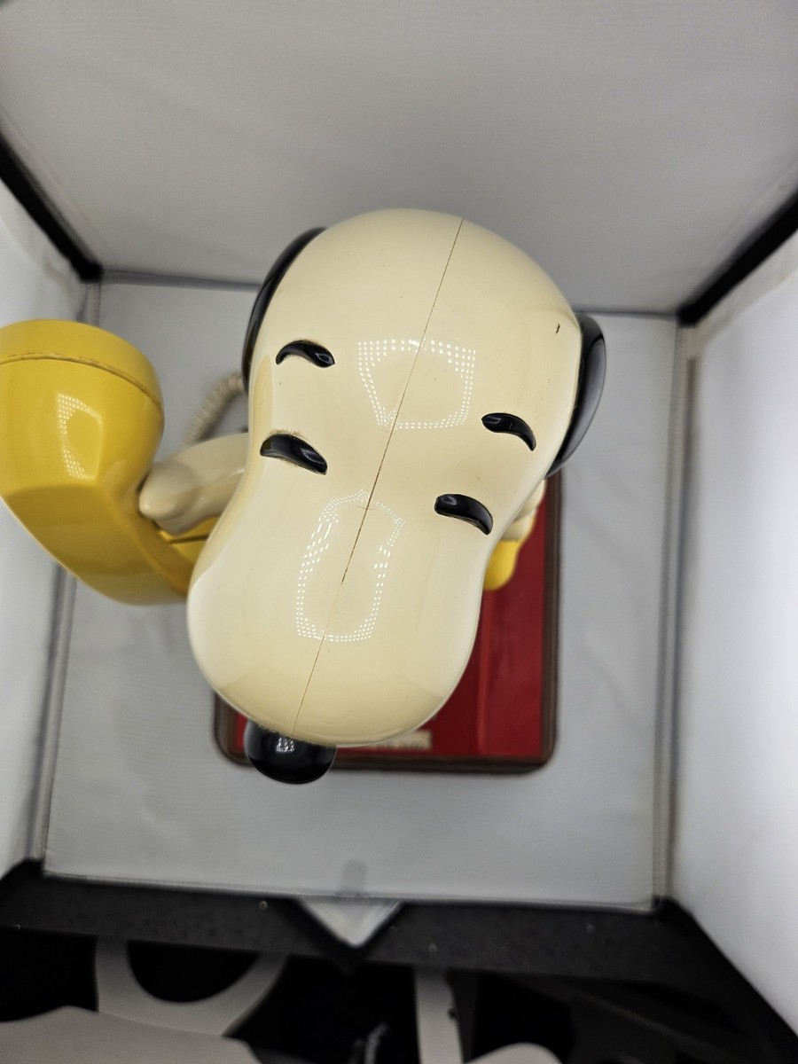 Vintage 1976 The Snoopy and Woodstock Phone Head Turning