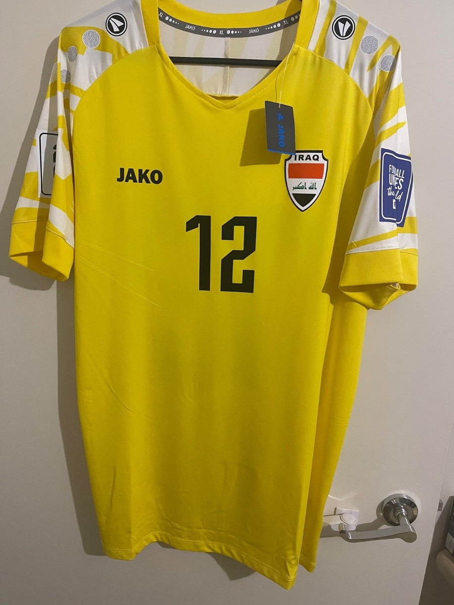 Iraq Jako 2024/2025 GK Away Jersey Jalal Hassan *RARE* | eBay