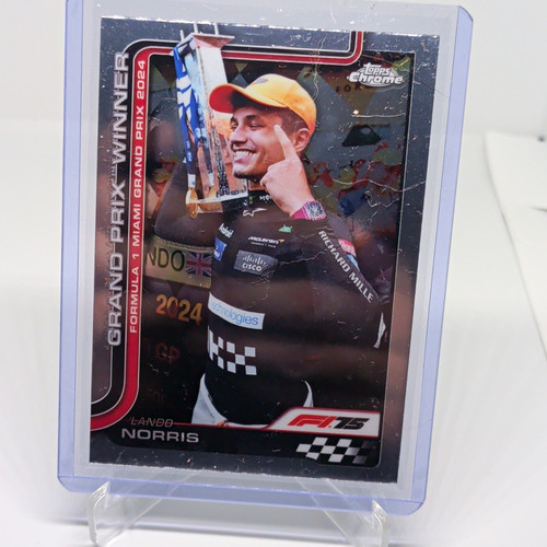 Topps Chrome F1 2025 Lando Norris McLaren Formula 1 Team #77 F1 Cars