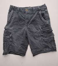 American Eagle Men's Black Cargo Shorts Size 33 12in inseam