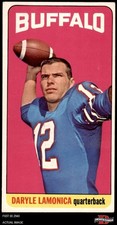 1965 Topps #36 Daryle Lamonica Bills SHORT-PRINT Notre Dame 6 - EX/MT