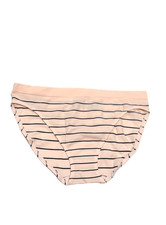 Victoria's Secret Body by Victoria Seamless Bikini Panty Beige Stripe
