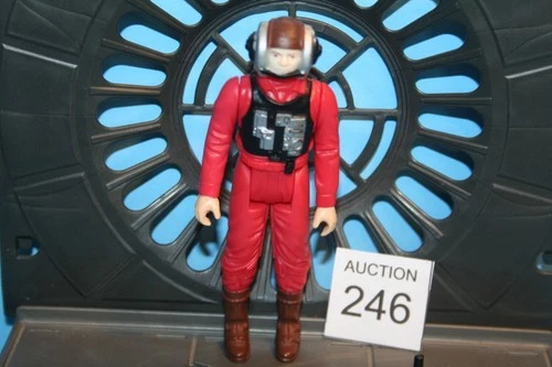 #246 VINTAGE STAR WARS LOOSE FIGURES B-WING PILOT LFL 84 NO COO KENNER