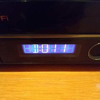 SHARP AQUOS BD-HDV22 HDD 250GB VHS Blu-Ray Recorder DVD Error